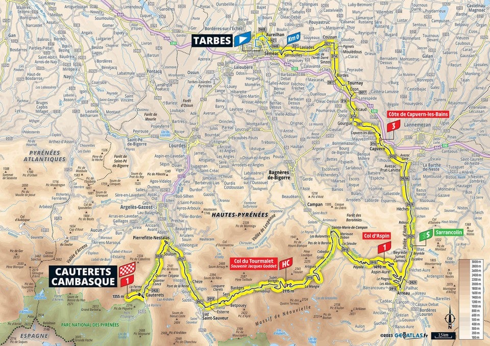 Tour De France 2023 Stage 6 Preview: Route Map And Profile Of 145km ...